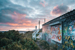 Graffiti Sunset Landscape